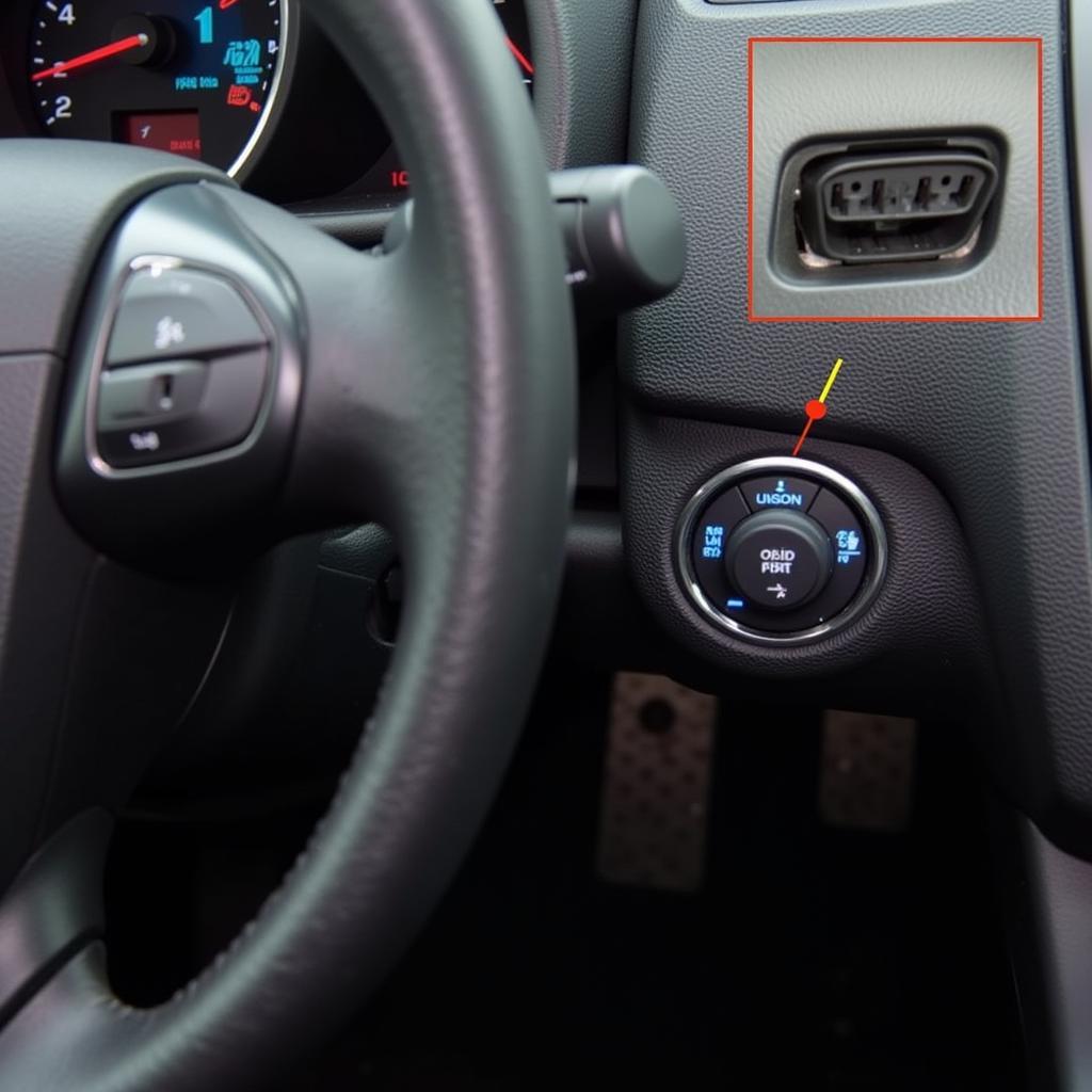 2012 Ford Focus OBD2 Port Location