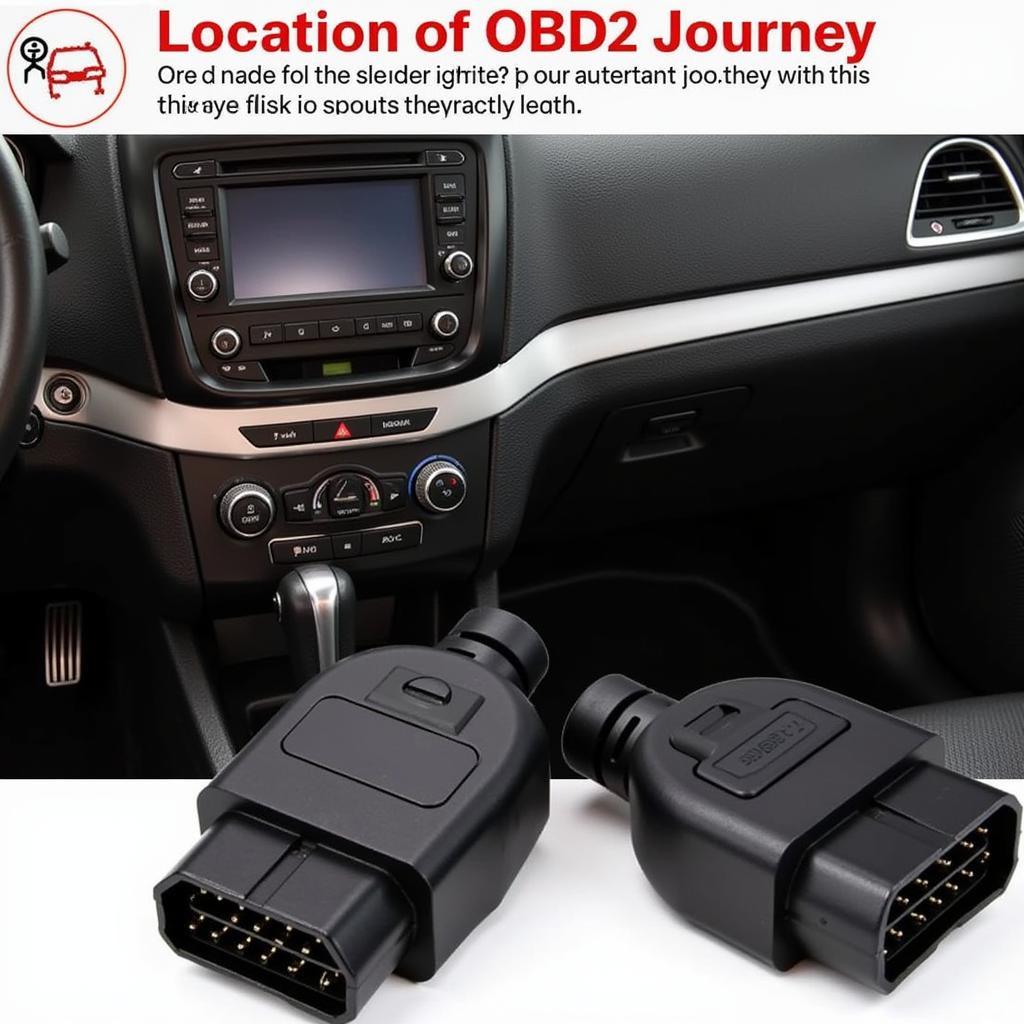 2013 Dodge Journey OBD2 Port Location