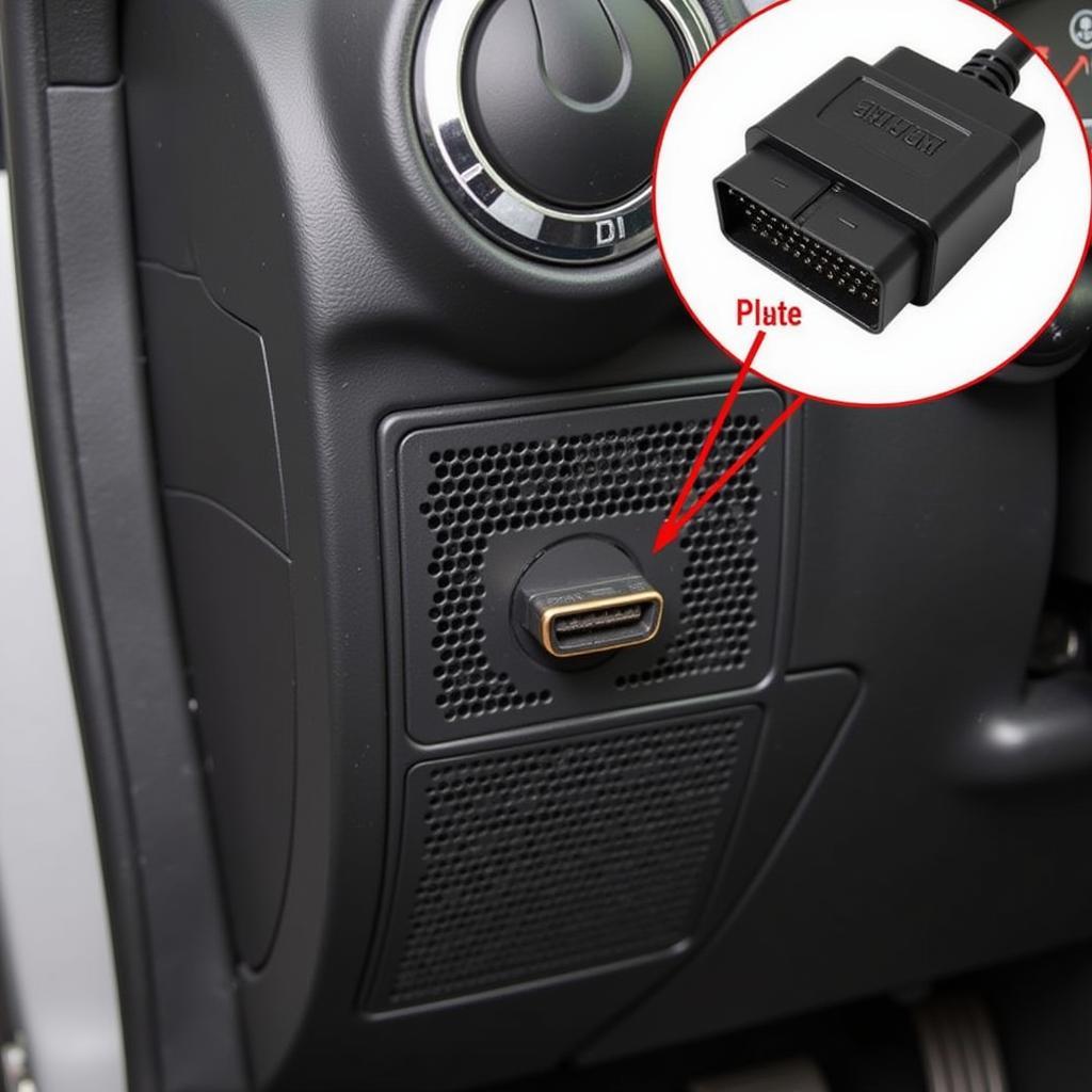 2013 Jeep Wrangler OBD2 Port Location