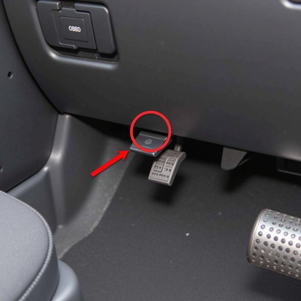 2014 Dodge Ram OBD2 Port Location