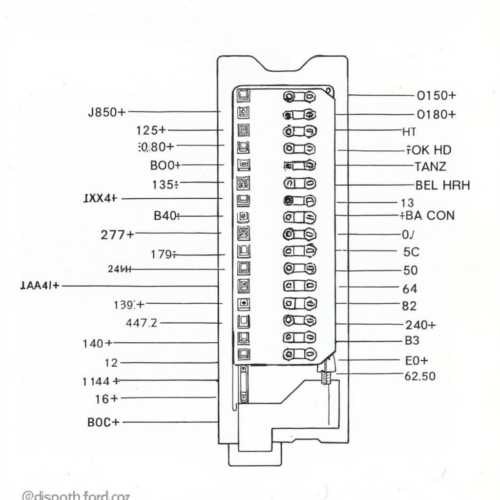 2014 Ford Fusion OBD2 Pin Diagram