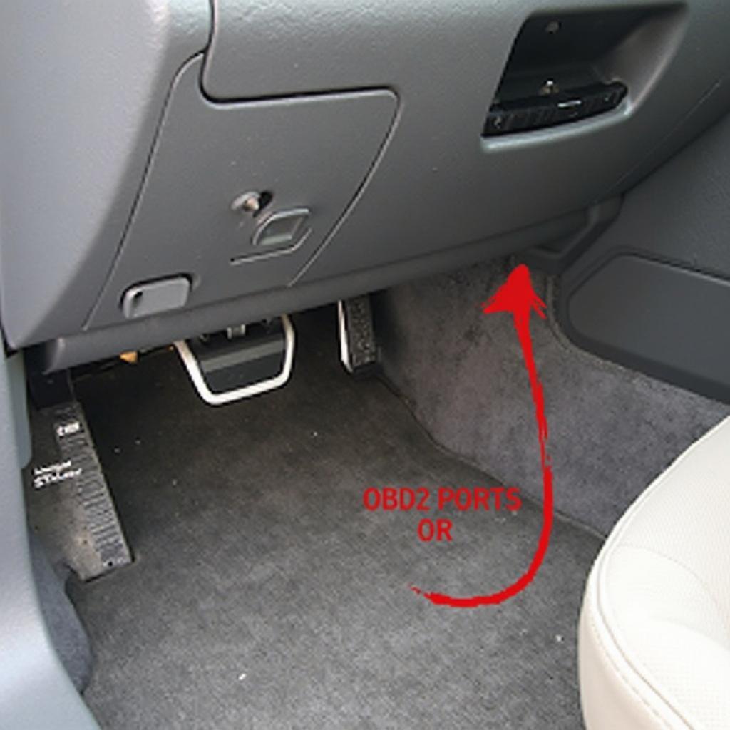 2014 Subaru Outback OBD2 Port Location Under Dashboard