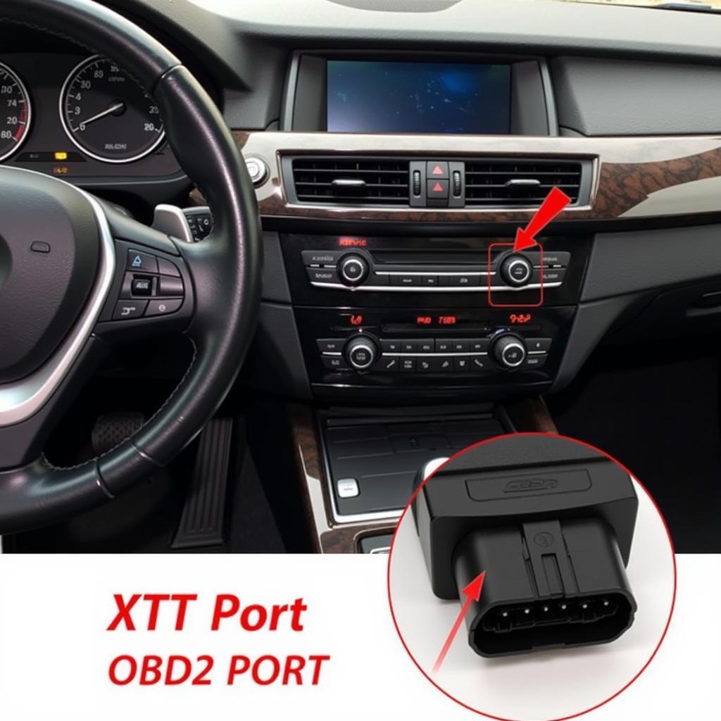 2015 BMW X1 OBD2 Port Location