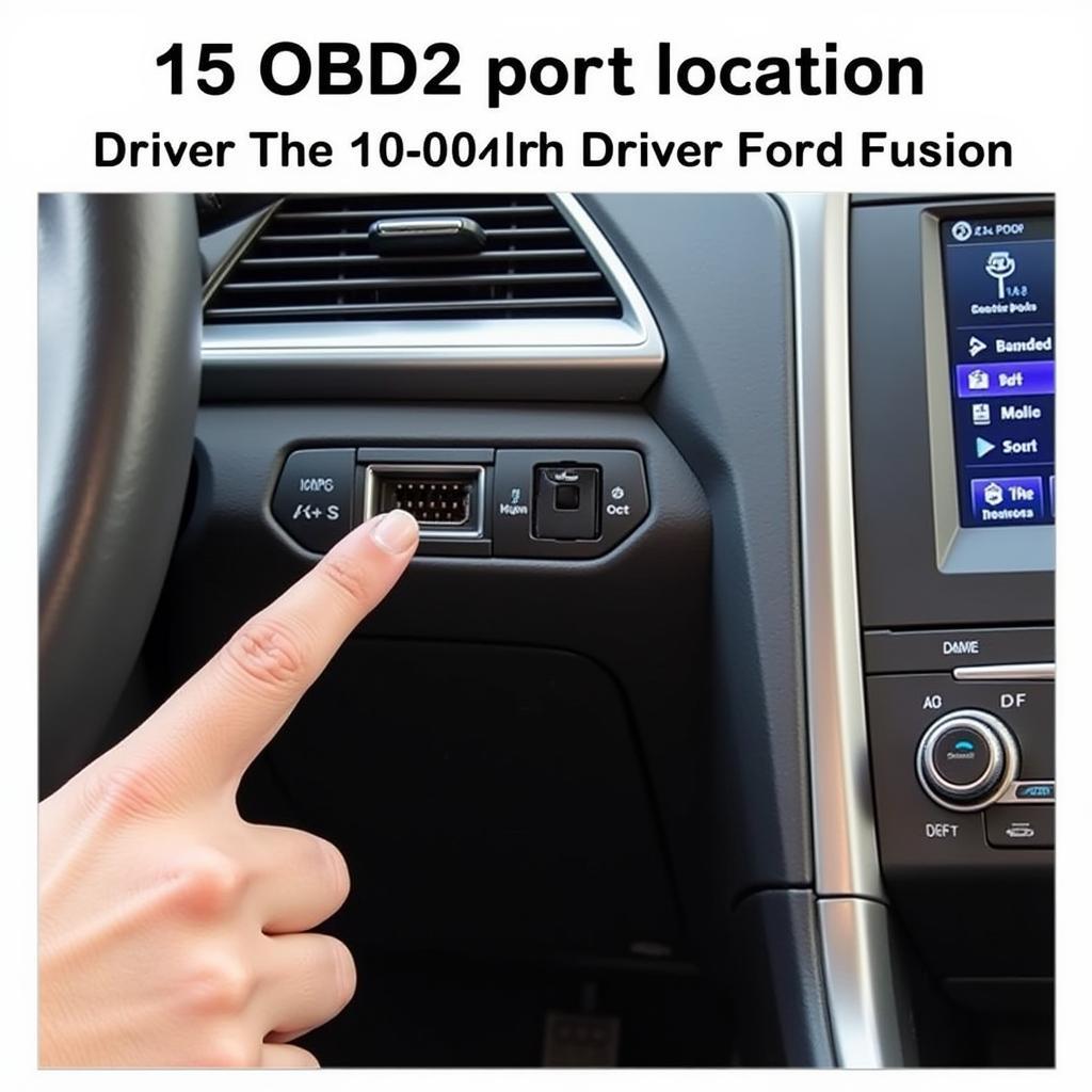 OBD2 Port Location in 2016 Ford Fusion