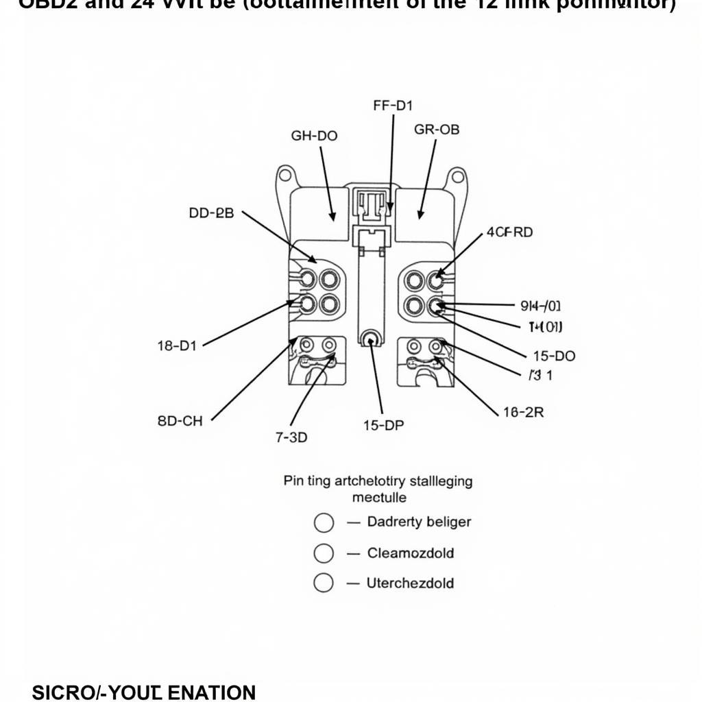 24 Volt OBD2 DLC Pinout Diagram