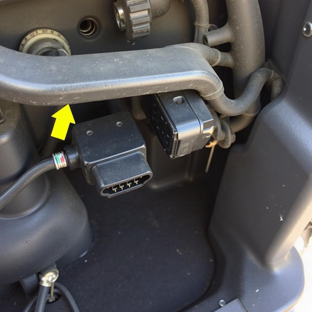 1997 Honda Civic OBD2 Port Location