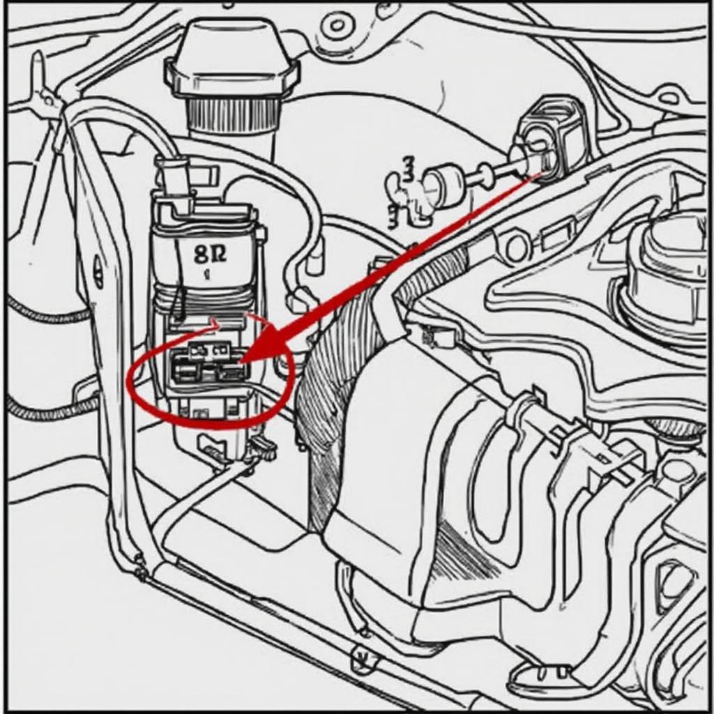 1997 Cadillac Seville EBCM Location