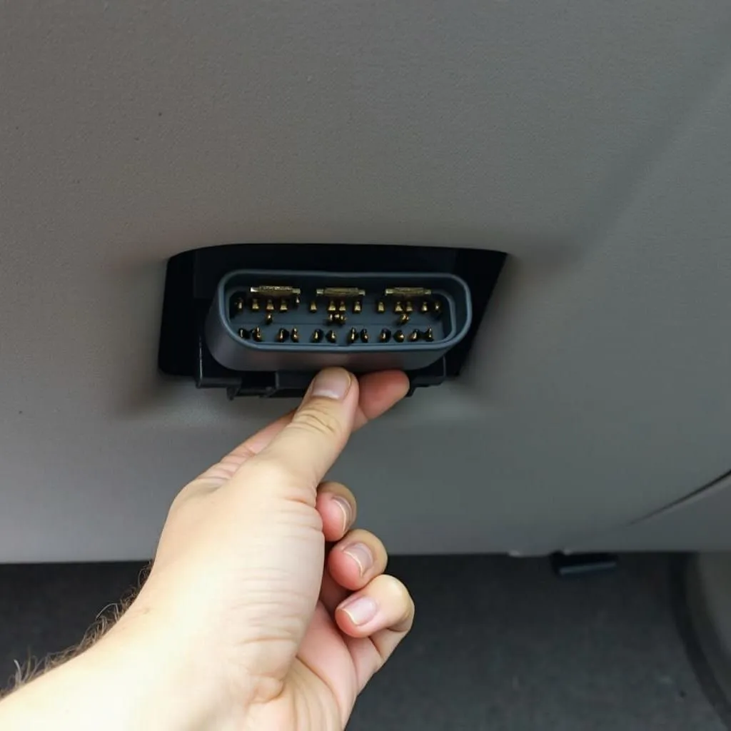 OBD2 Connector Location in 98 Volvo S70 T5