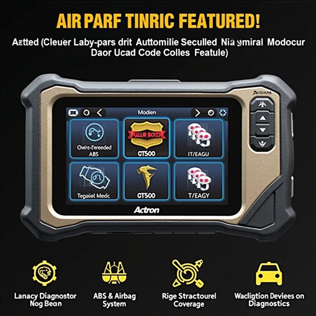 Actron OBD2 code reader with advanced features