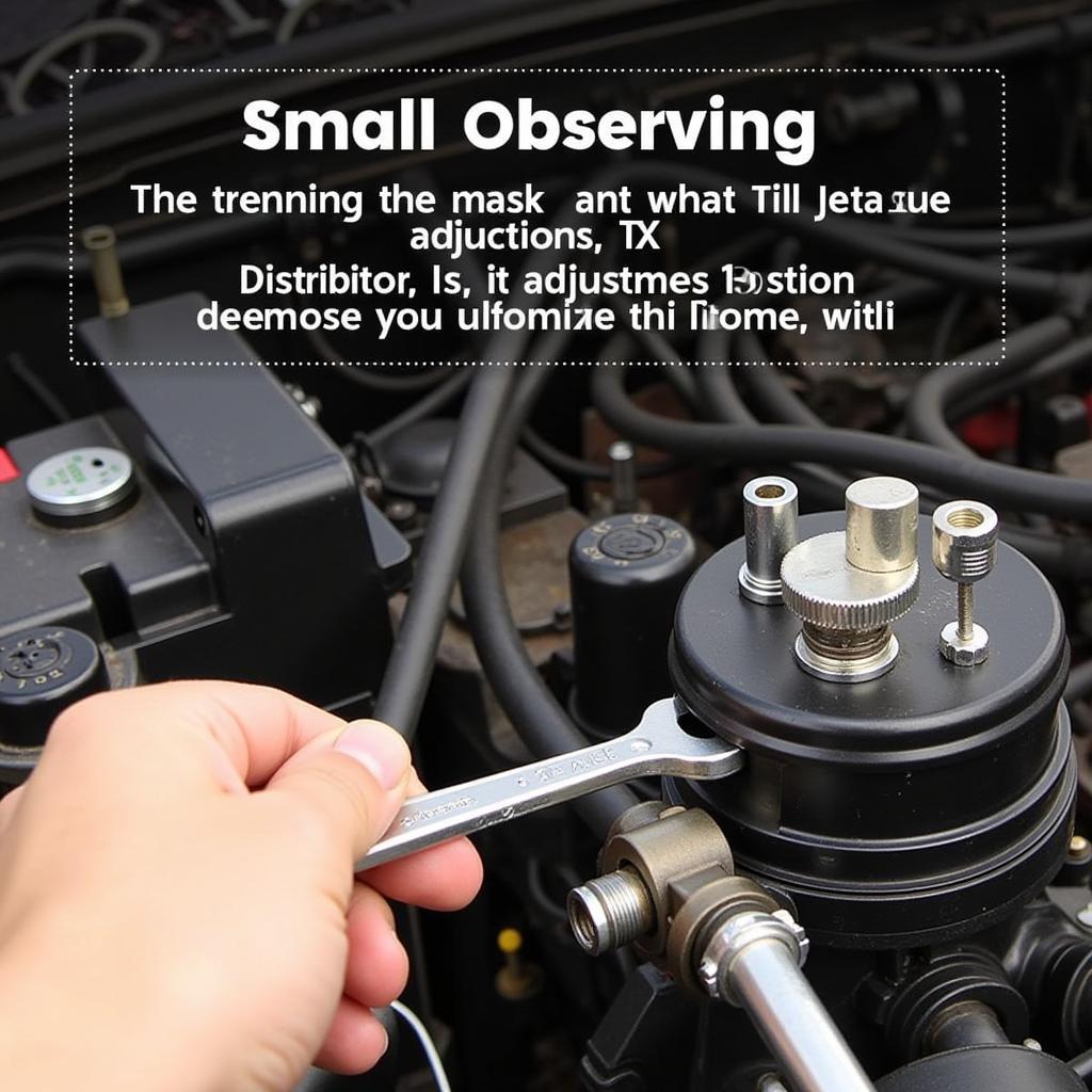 Fine-tuning the Distributor for optimal timing