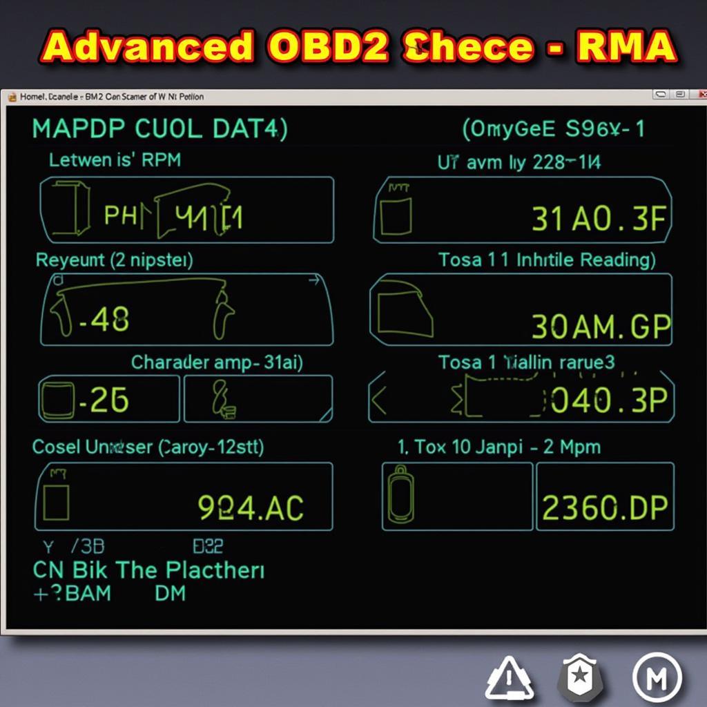 Advanced OBD2 Scanner Display