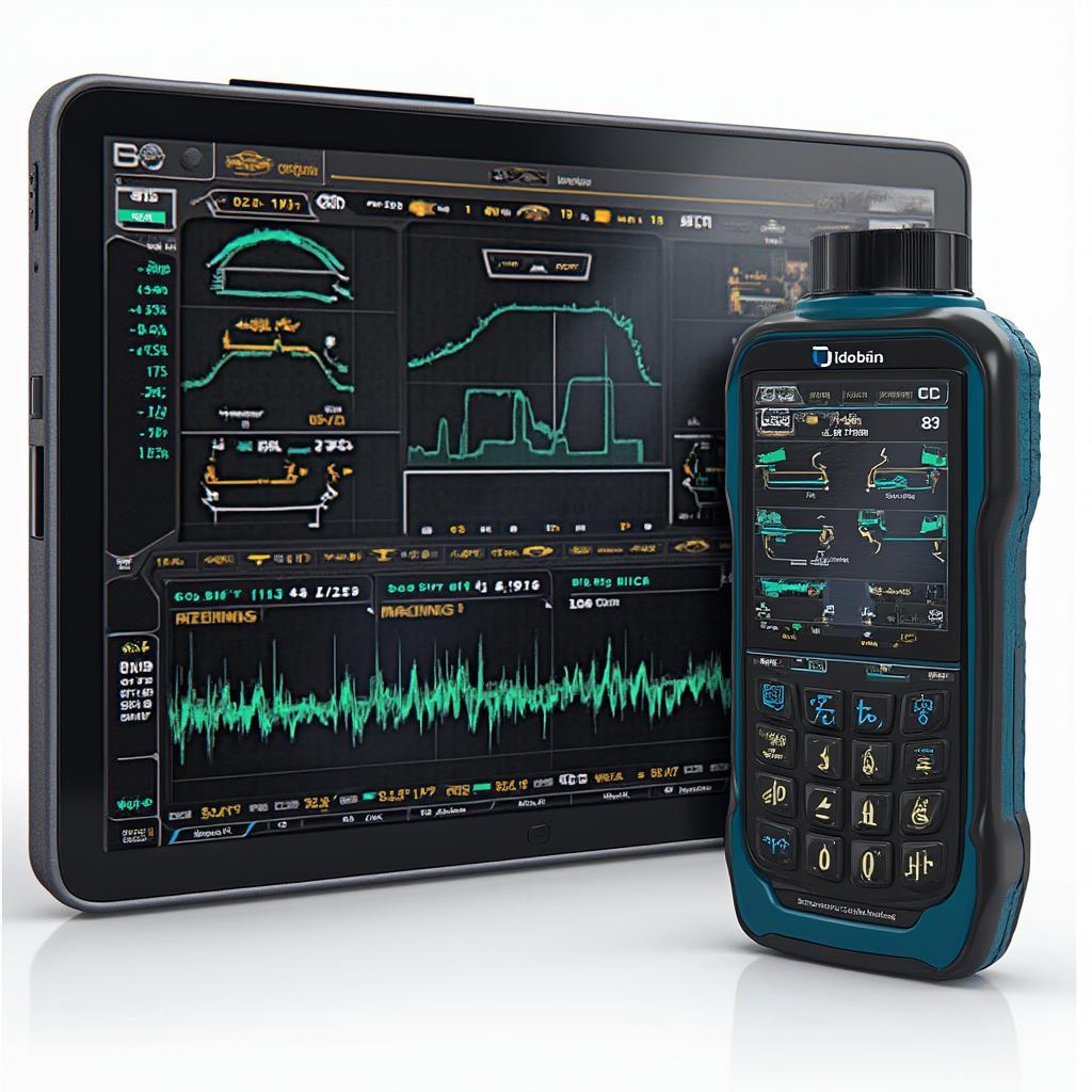 Advanced OBD2 scanner displaying live data from a vehicle