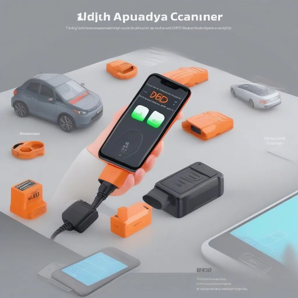 Affordable OBD2 Scanner Connected to Car