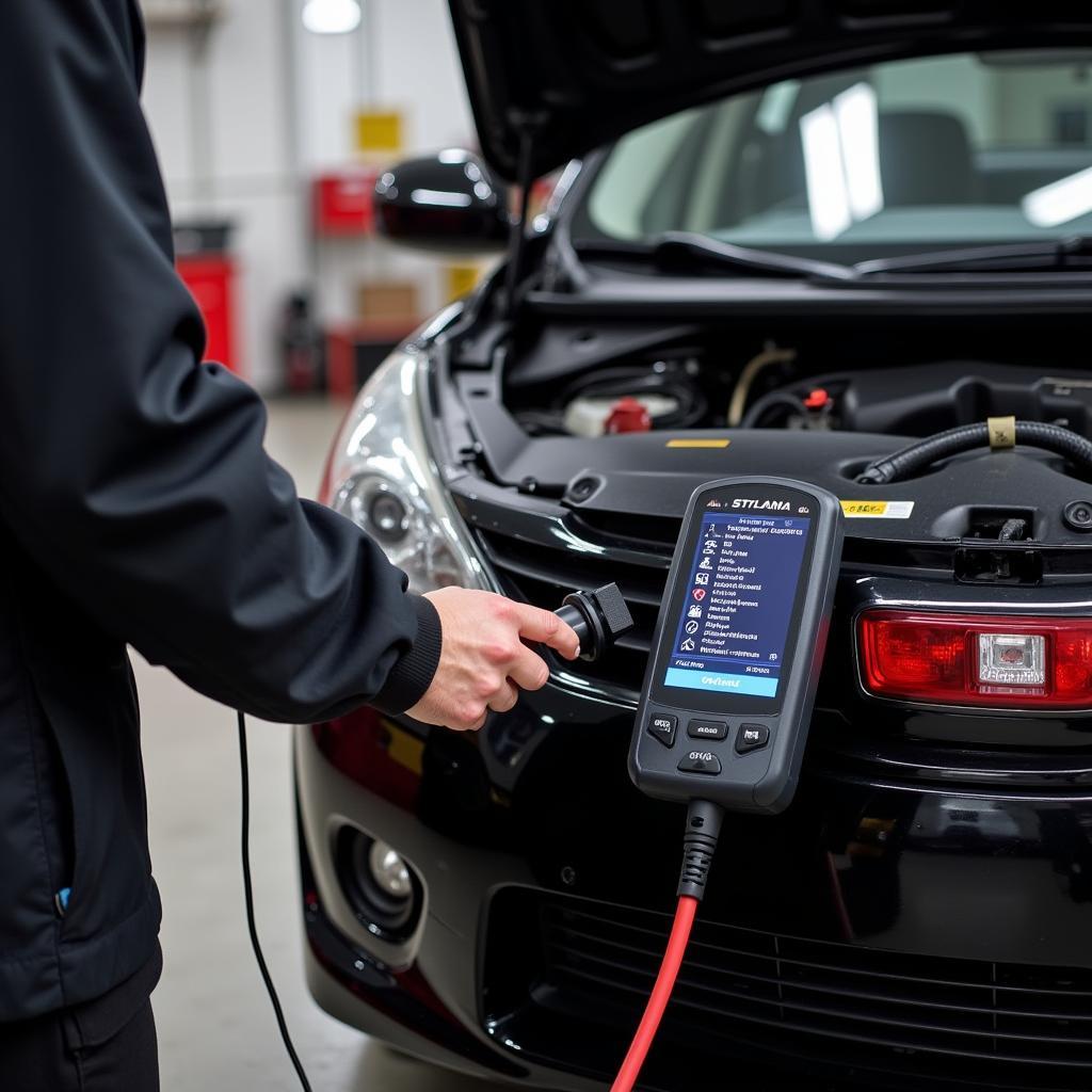 OBD2 Scanner Diagnosis on a Nissan Altima