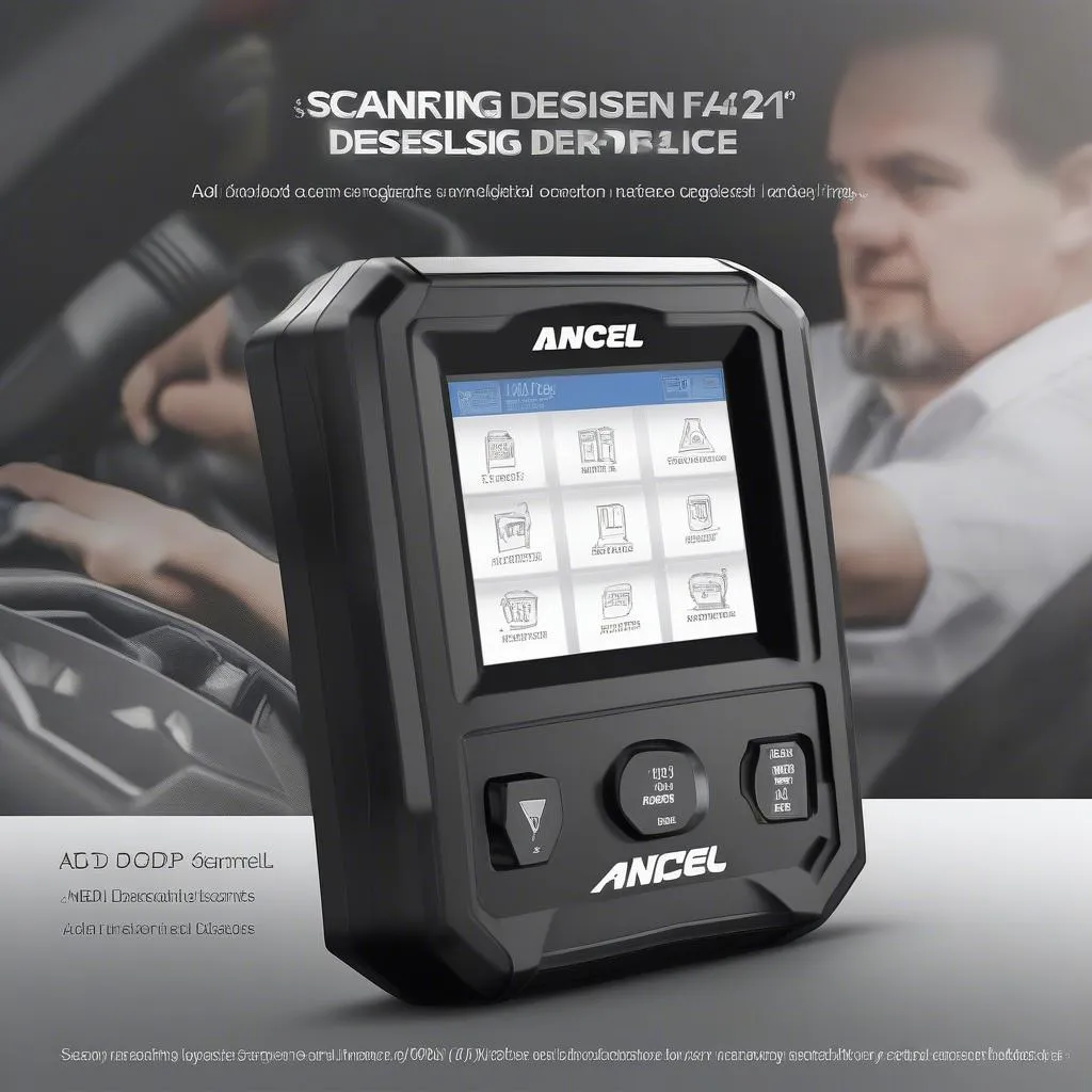 Ancel AD410 Diesel OBD2 Scanner