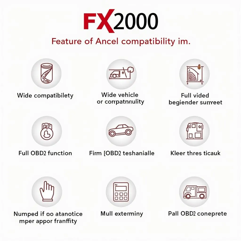 Ancel FX2000 OBD2 Scanner Features