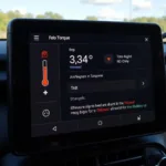 Android Auto Display Showing Torque App Data