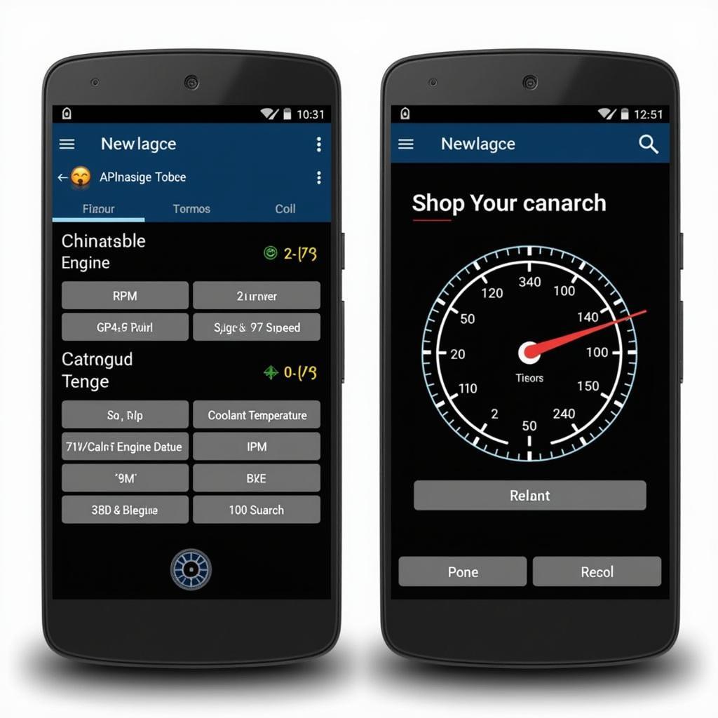 Android OBD2 App Interface