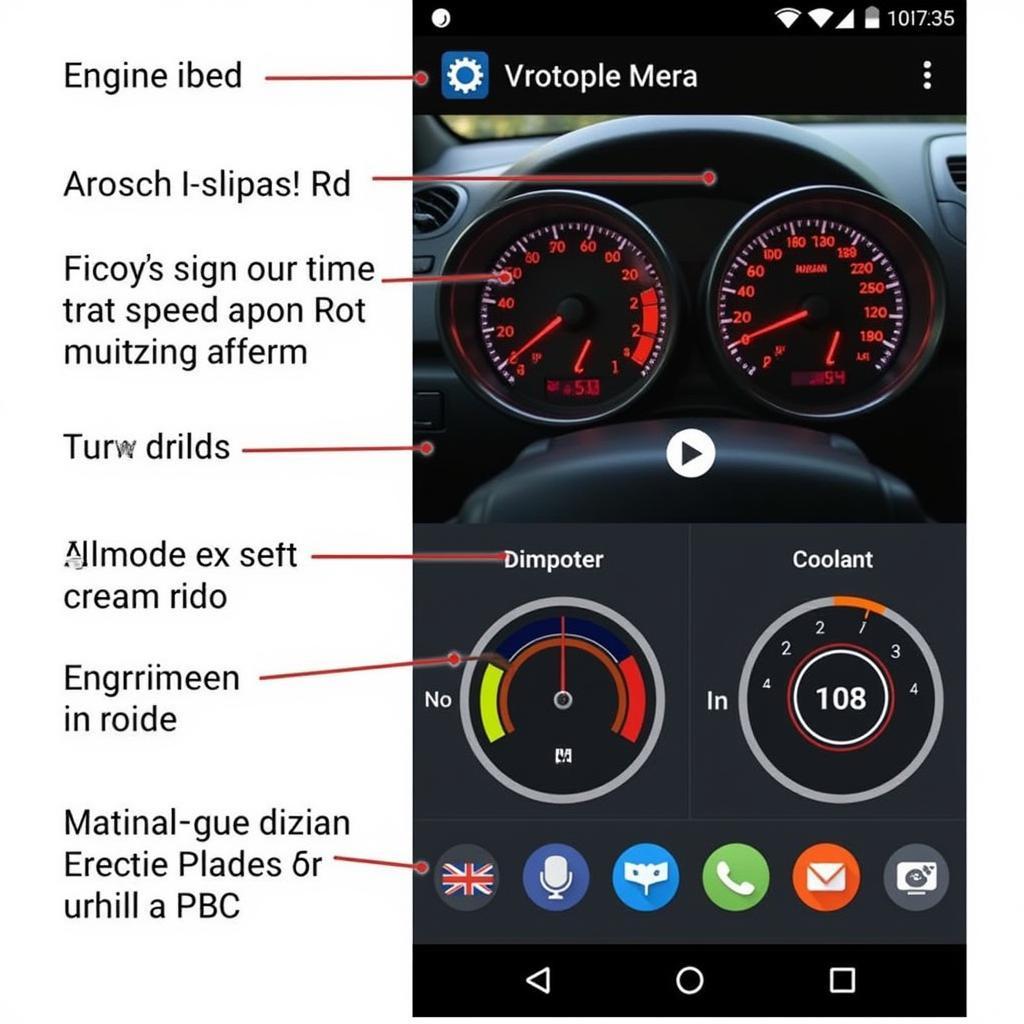 Android OBD2 App Interface