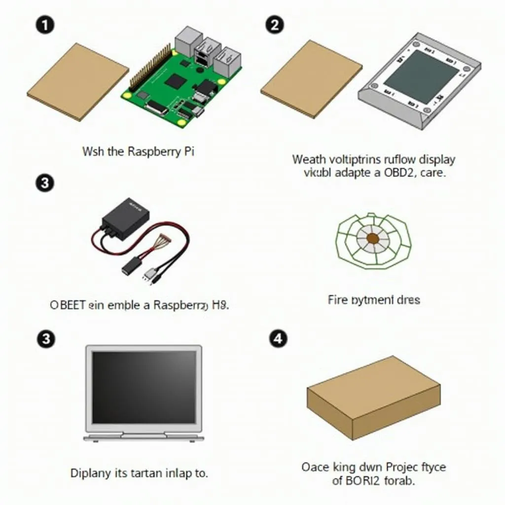 DIY Car HUD Assembly