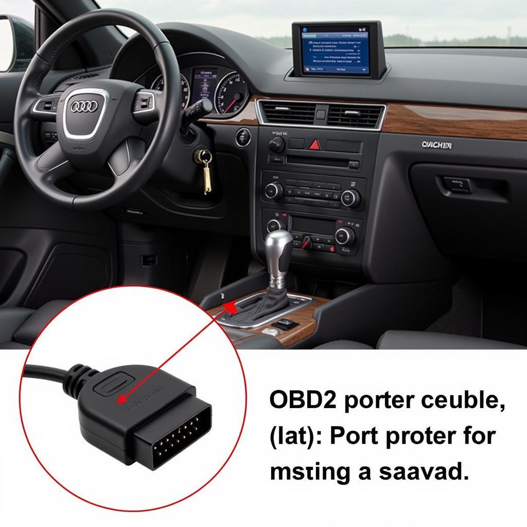 2006 Audi A4 OBD2 Port Location