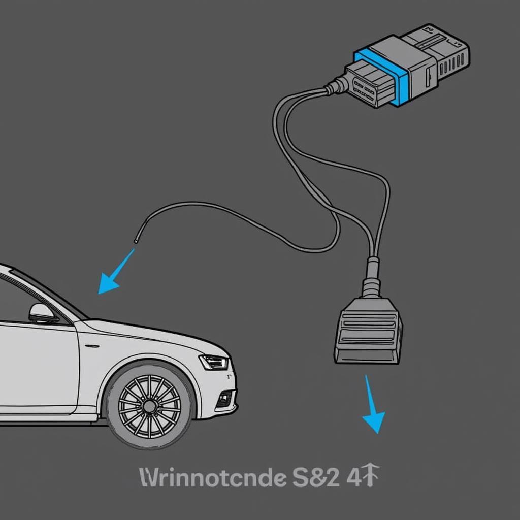 Audi A4 B5 OBD2 Scanner Connection