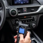 Audi OBD2 Scanner in Use