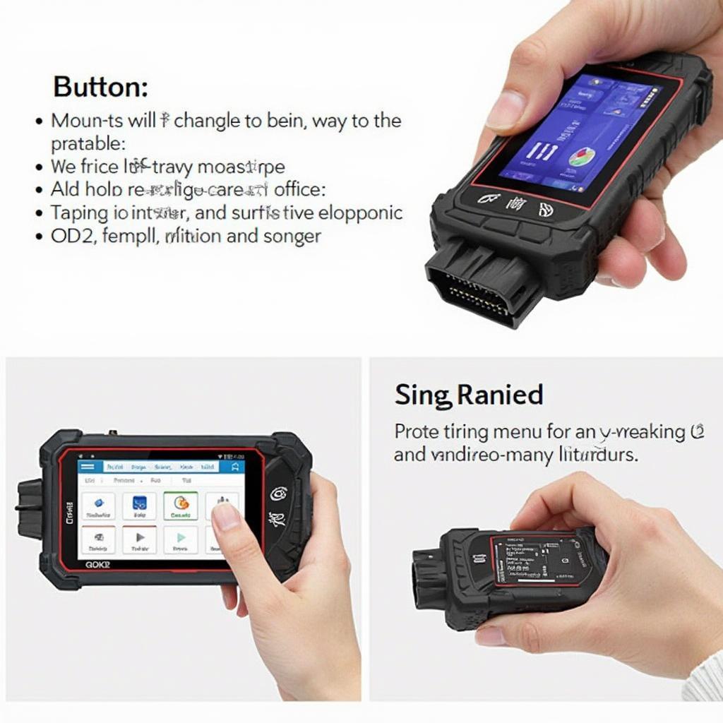 Autel AL519 OBD2 Scanner in Hand