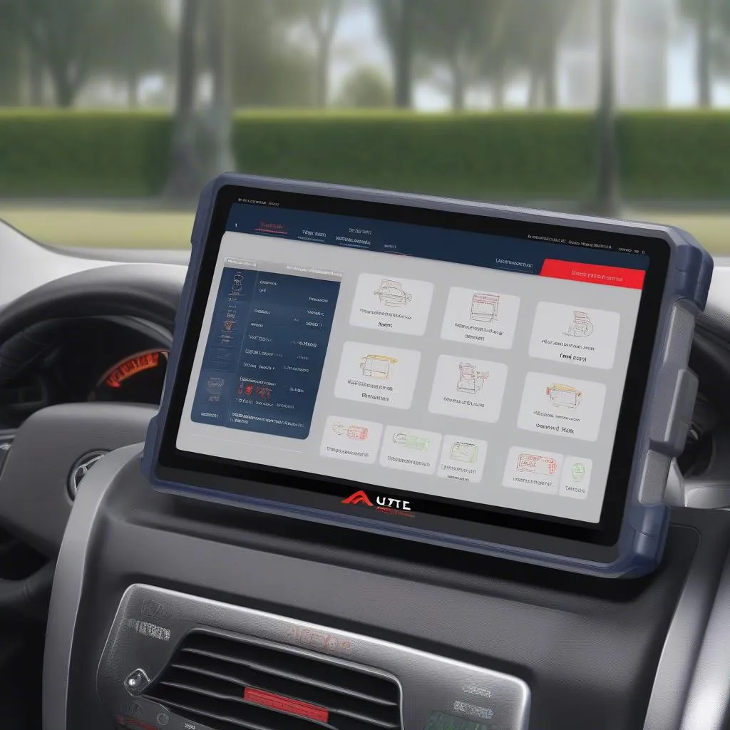 Autel MaxiIM IM608 Diagnostic Screen Display