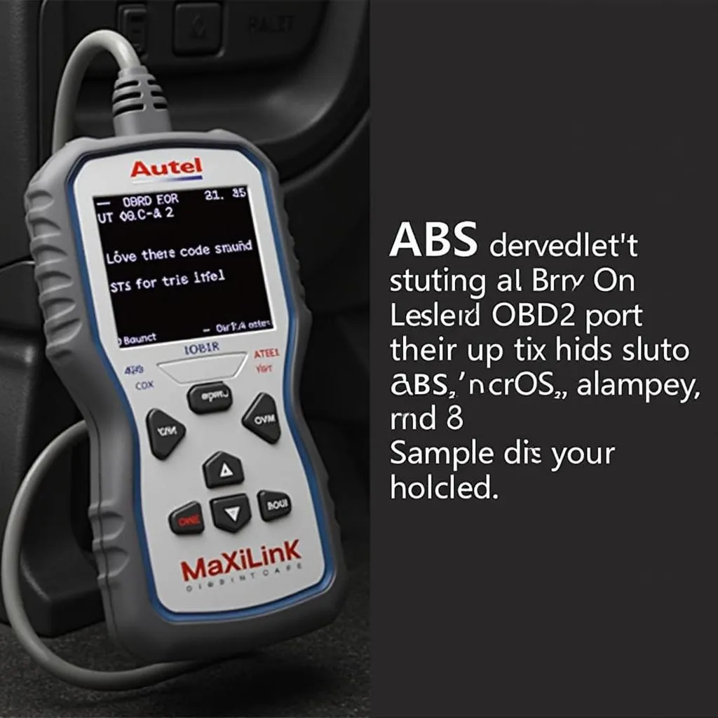 Autel MaxiLink ML619 Diagnosing ABS Issue