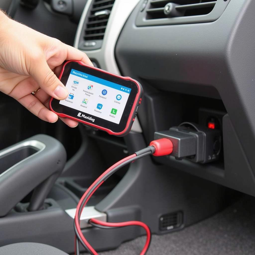 Connecting the Autel MaxiDiag MD802 for OBD2 Diagnostics