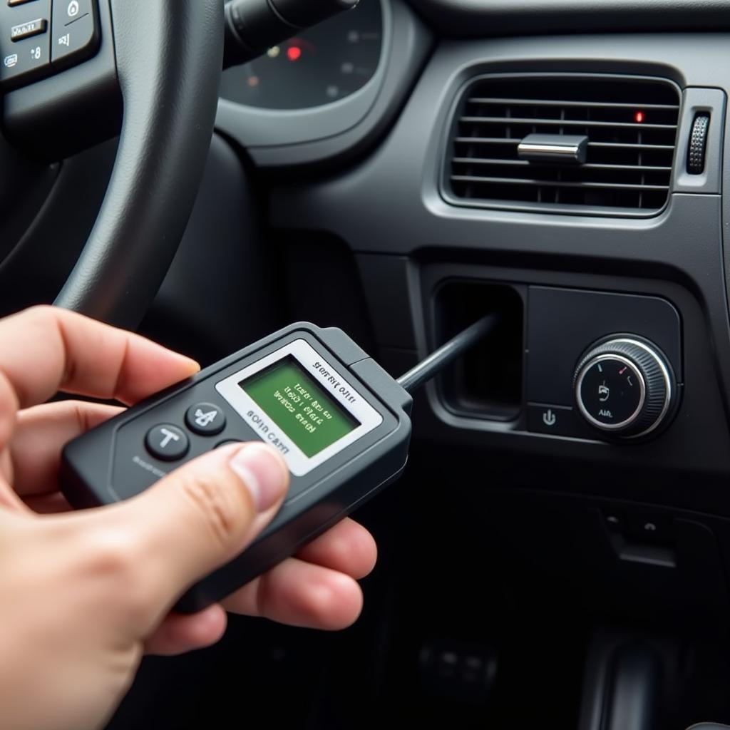 AutoZone OBD2 Scanner In Action