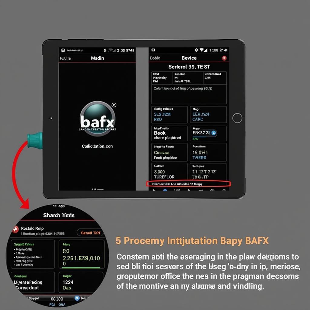 BAFX App Interface