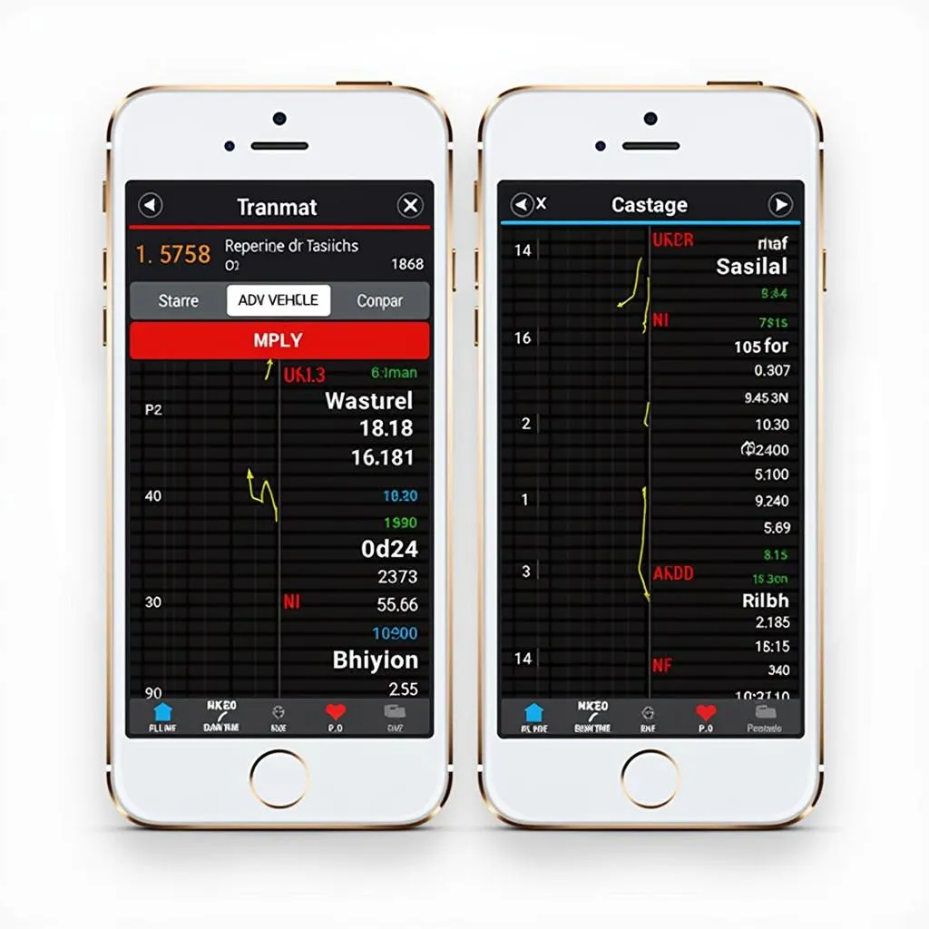 BAFX OBD2 Interface app dashboard displaying real-time vehicle data