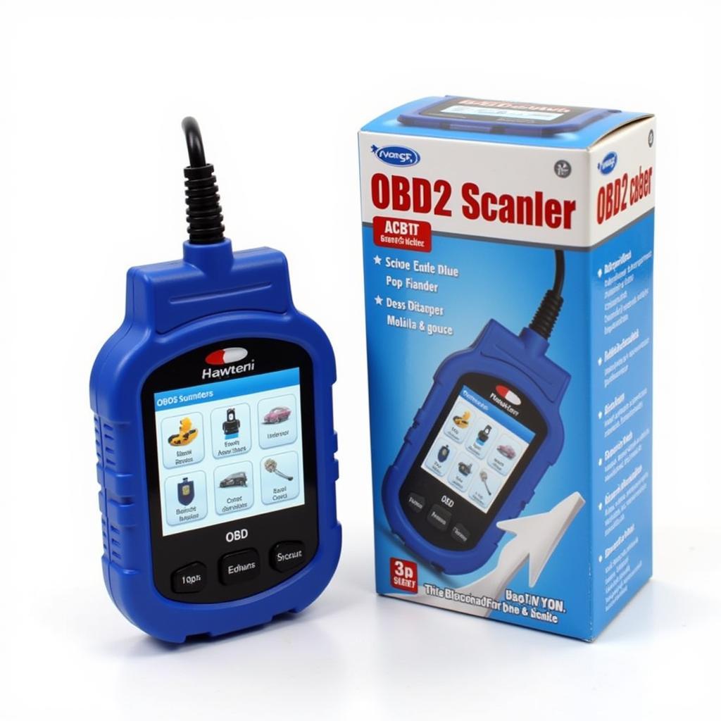 Budget-friendly OBD2 scanner with packaging