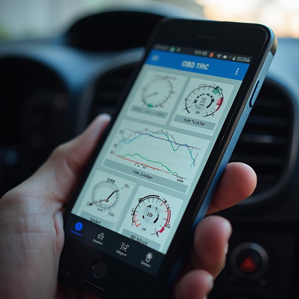 Bluetooth OBD2 Scanner App Interface