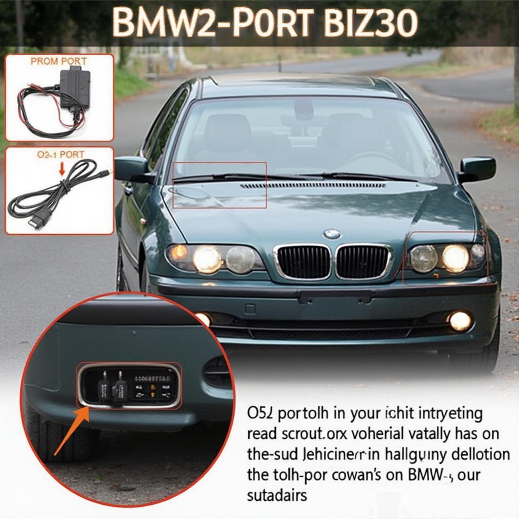 BMW E46 OBD2 Port Location