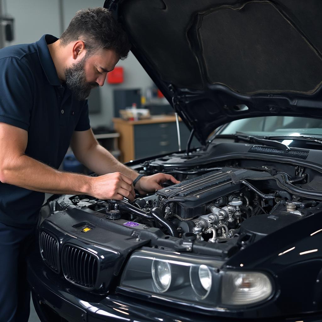 BMW E85 Engine Bay Inspection