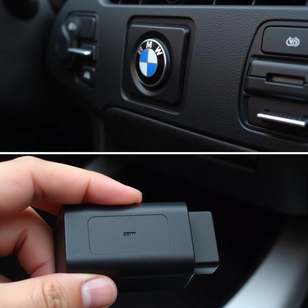 BMW OBD2 port location