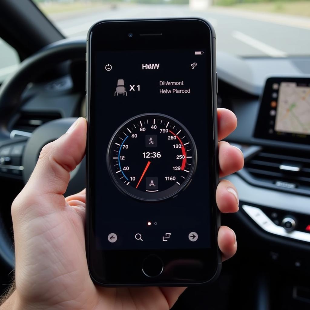 BMW X1 Digital Speedometer App