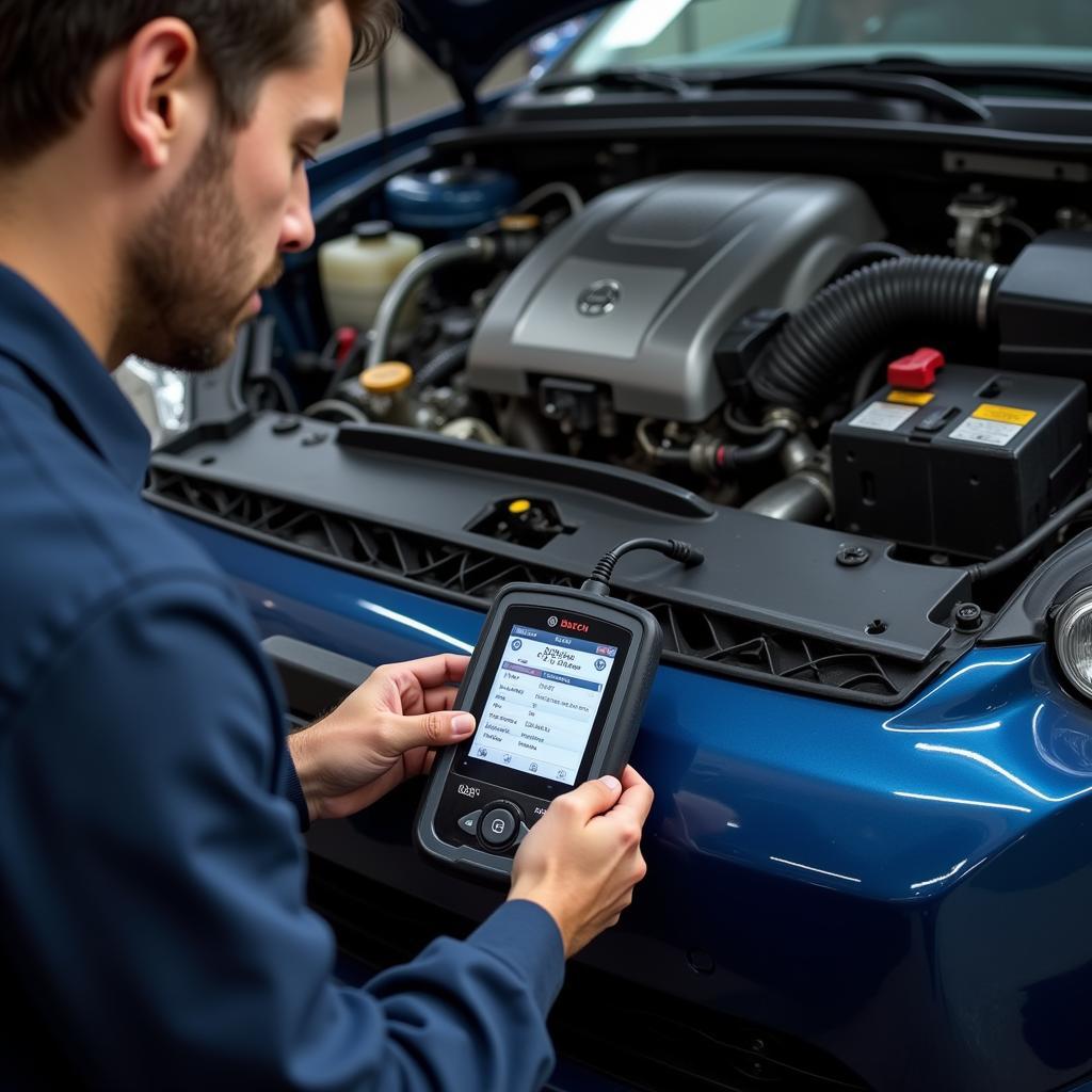 Bosch Scanner in Use