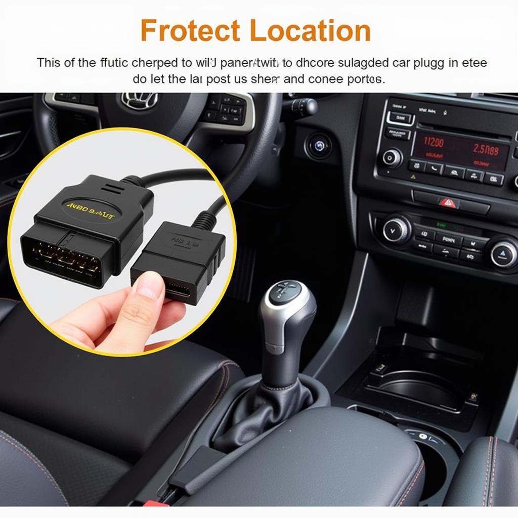 Bouncie OBD2 Adapter Location