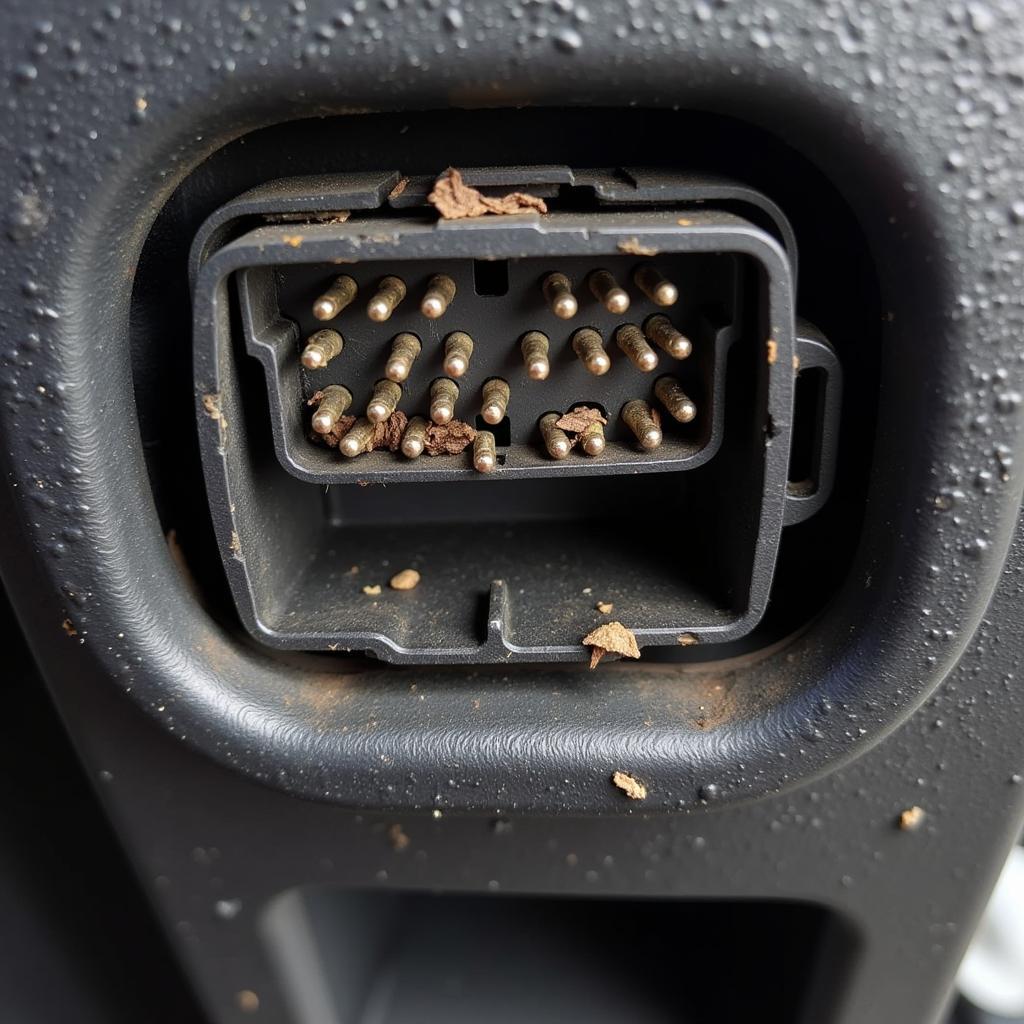 Damaged OBD2 Connector