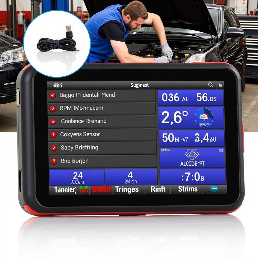 Viewing Live Data with the CAN OBD2 Scanner MS300