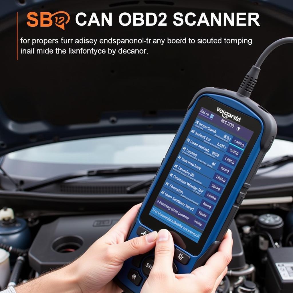 Reading Codes with the CAN OBD2 Scanner MS300