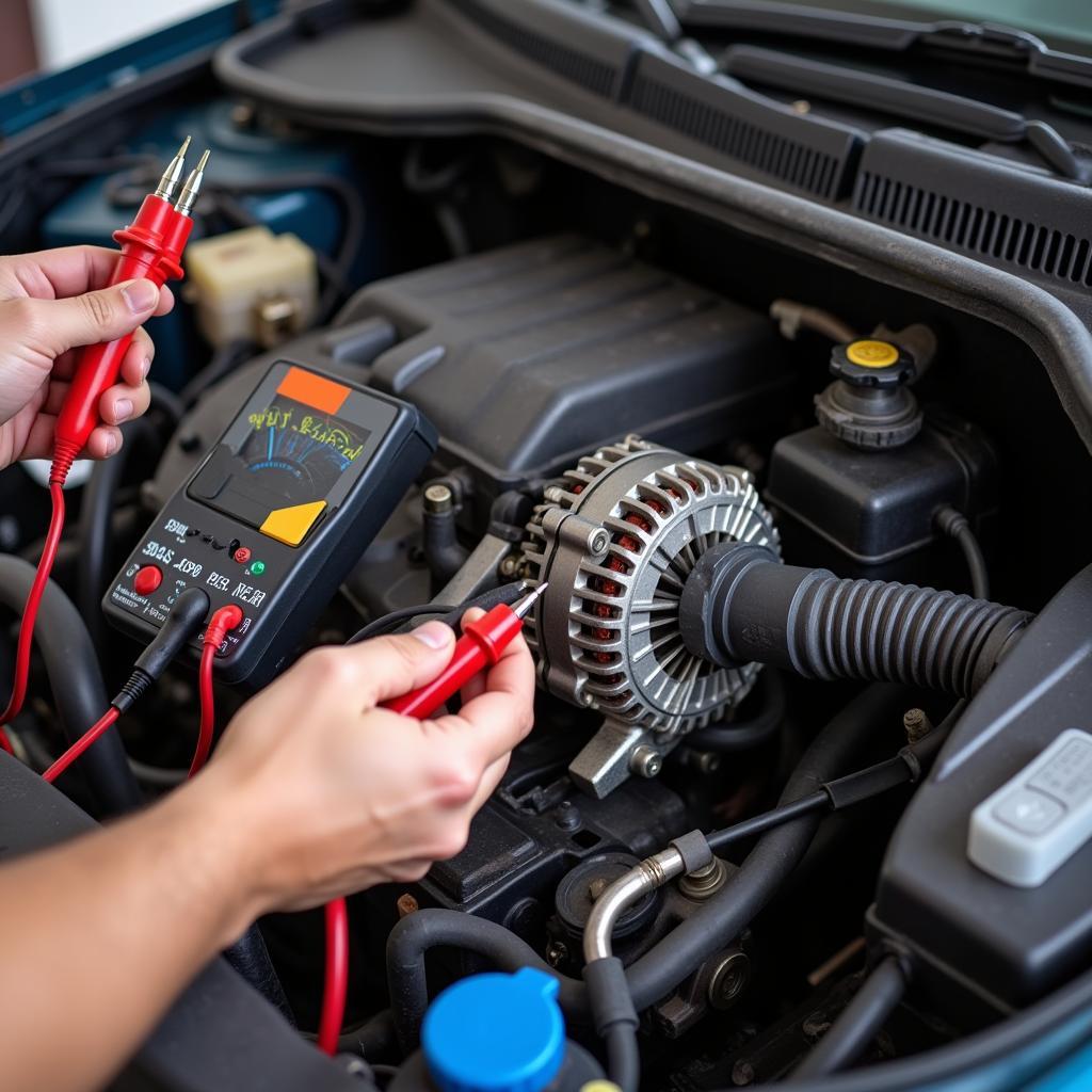 Car Battery and Alternator Check