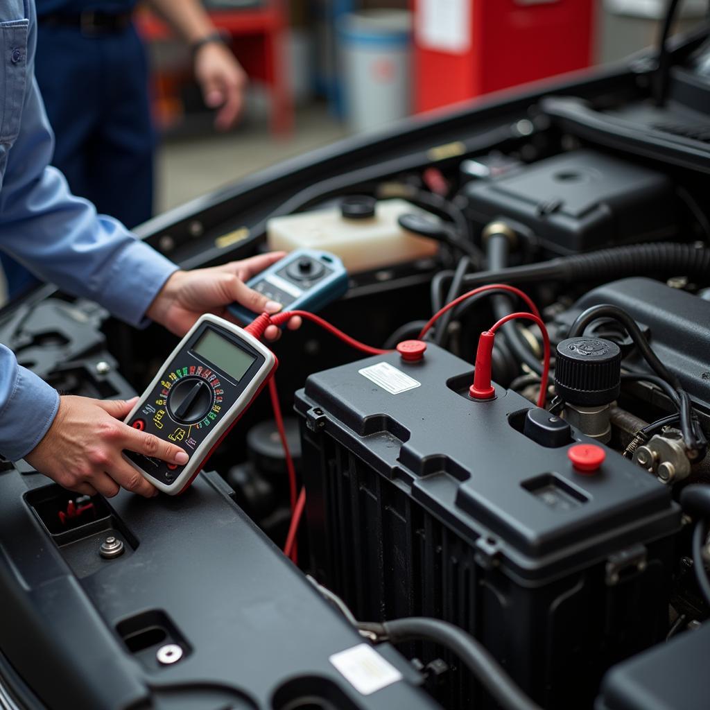 Checking Car Battery