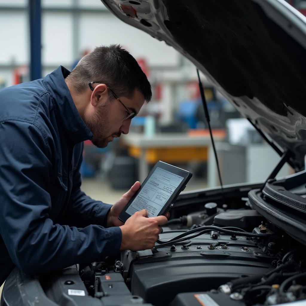 Car Diagnostics Using an OBD2 Scanner