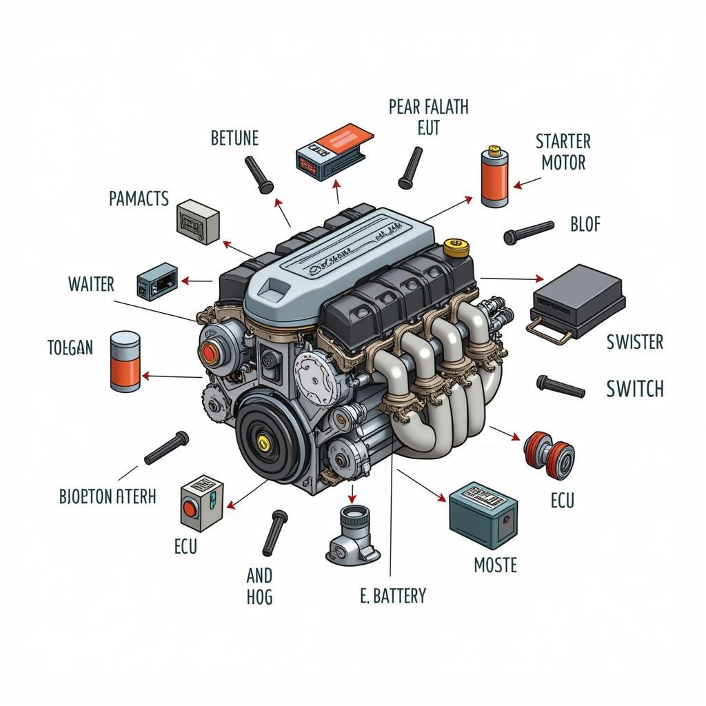 Car Engine Components