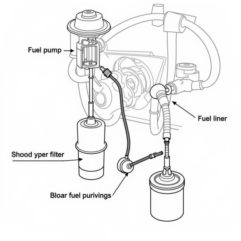 Diagram of a Car Fuel System